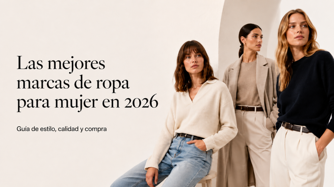 Las mejores marcas de ropa para mujer en 2026: guía de estilo, calidad y compra con looks femeninos elegantes y minimalistas